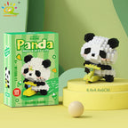 PENDRA Cute Panda Micro Building Set