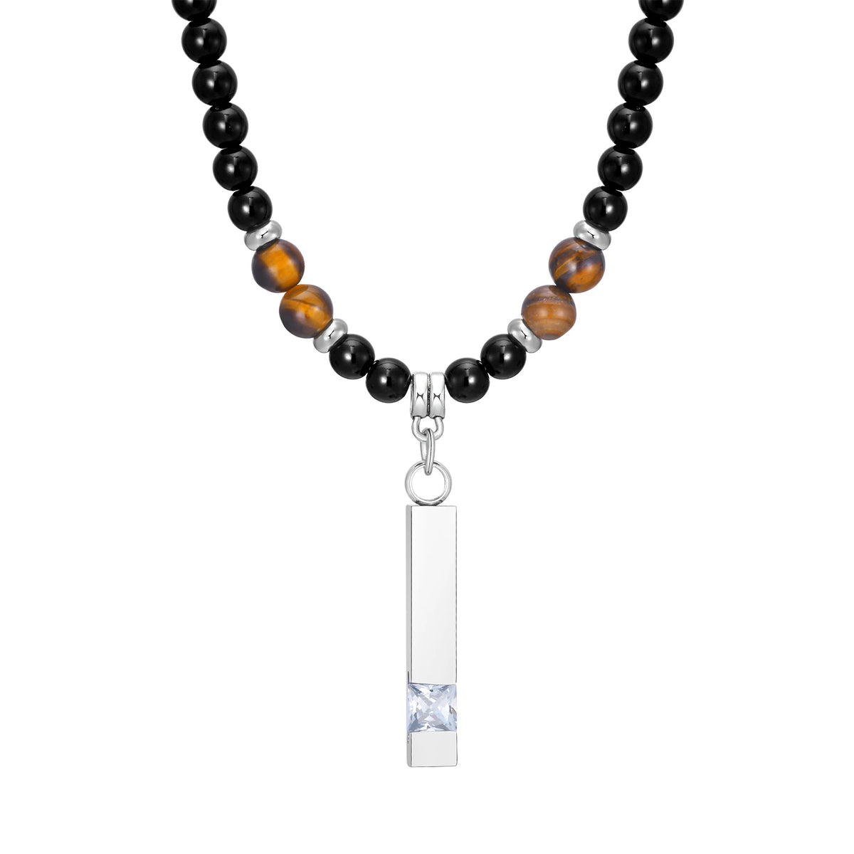 TIBETAN BUDDHIST PHURBA KILAYA THE MAGIC KNIFE WITH TIGER’S EYE LAVA STONE NECKLACE FOR MEN JEWELRY