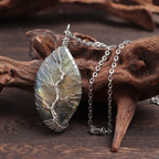 PENDRA Tree Life Crystal Necklace