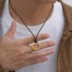 PENDRA Mobius Black Pendant Necklace