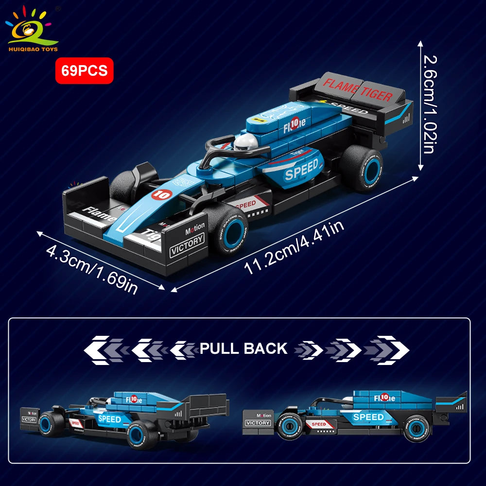 PENDRA Racing Pull LED Building Set