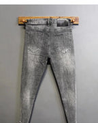PENDRA Denim Embroidered Smoke Pants