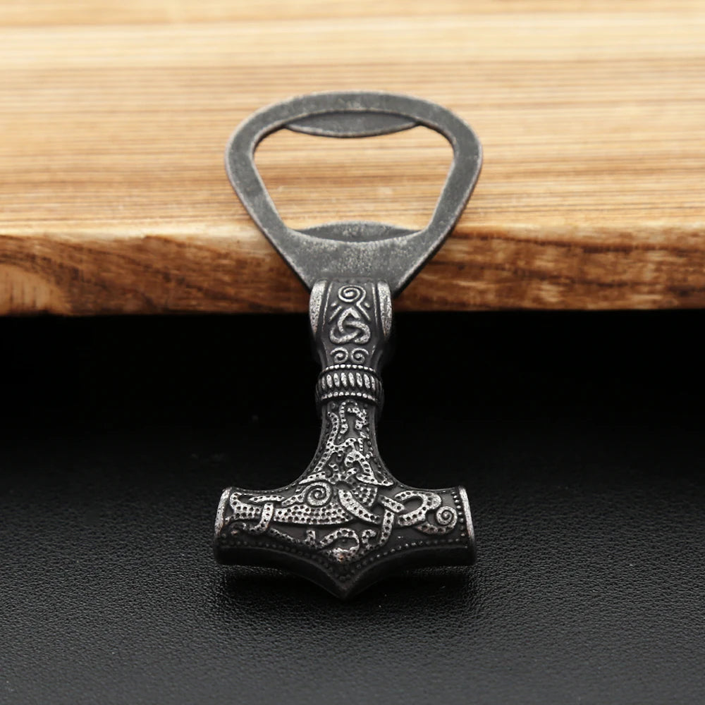 PENDRA Mjolnir Viking Thor Hammer Bottle Opener Pendant