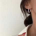 PENDRA Starfish 925 Sterling Silver Hoop Earrings