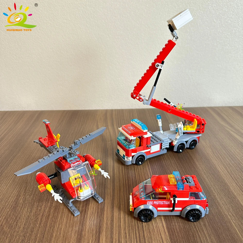 PENDRA Fire Station Helicopter Building Set