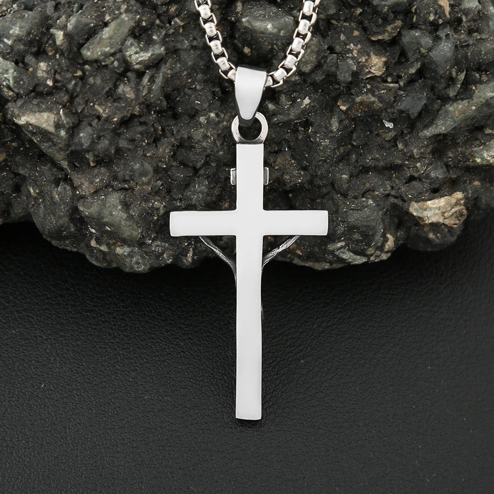 PENDRA Jesuscross 316L Stainless Steel Cross Pendant