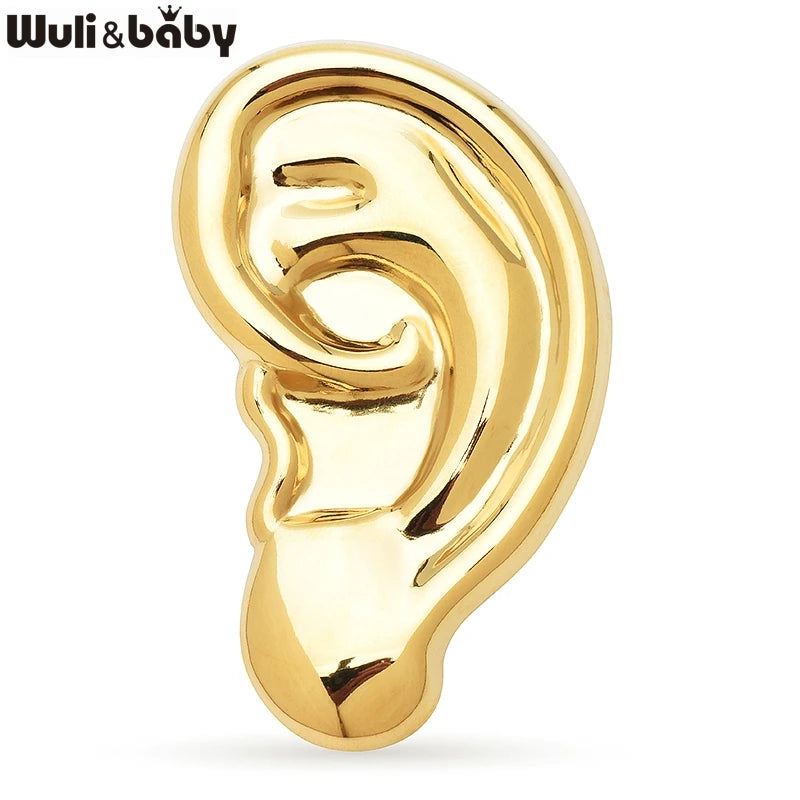 PENDRA Stainless Steel Ear Brooch