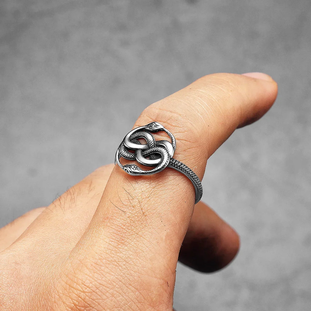 PENDRA Snake Ouroboros Animal Ring