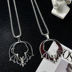 PENDRA Batwing Halloween Stainless Steel Necklace