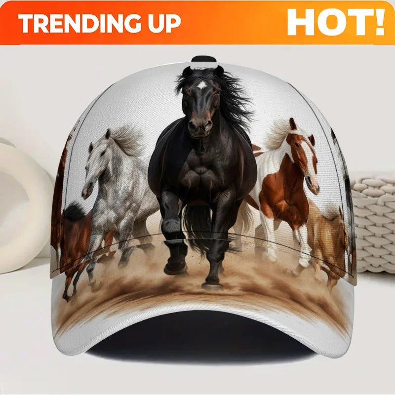 PENDRA Galloping Horses Cap