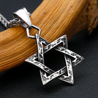 PENDRA Hexagram Vintage Symbol Pendant Necklace