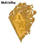 PENDRA Sparkling Face Brooch