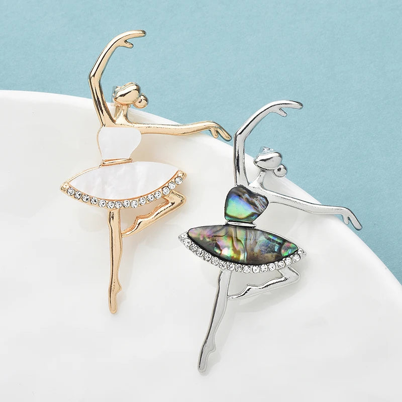 PENDRA Classic Abalone Shell Brooch