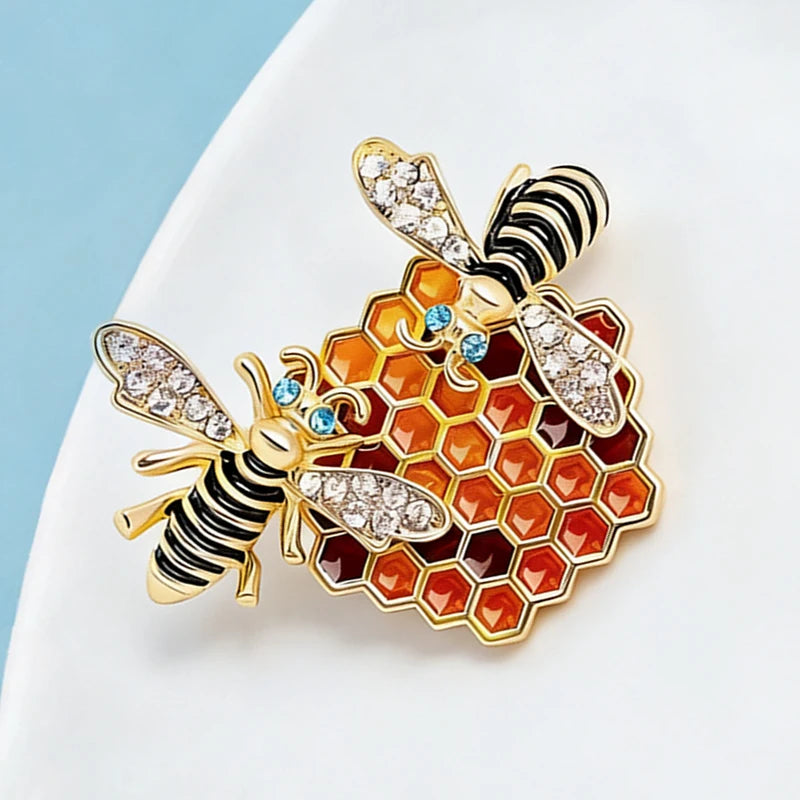PENDRA Meliora Rhinestone Brooch