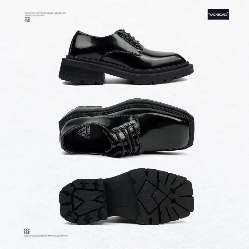 PENDRA Leather Platform End Shoes