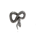 PENDRA Serpentsteel 316L Stainless Steel Snake Pendant