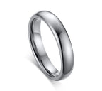 Engrave Tungsten Carbide Wedding Ring for Men Women,Scratch Resistant Waterproof Custom Ring,Valentine's Day Gift
