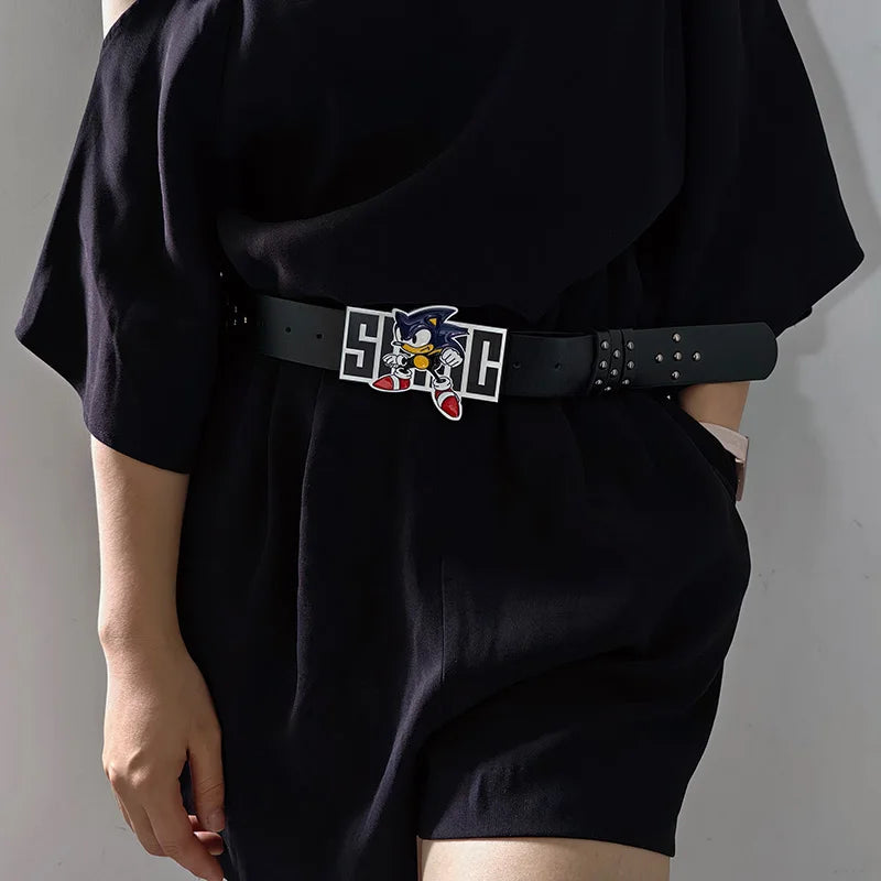PENDRA Zaralia Black Y2K Belt