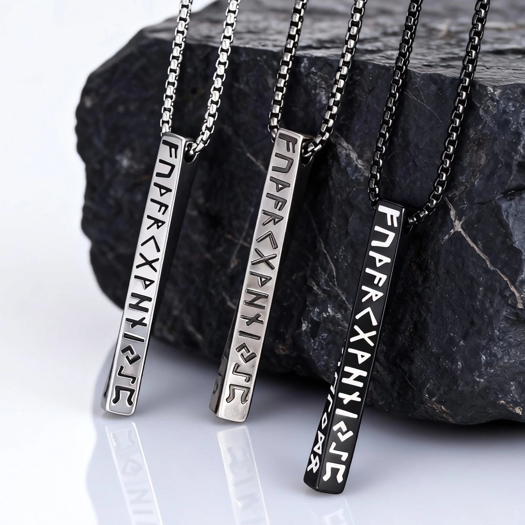 PENDRA Mobius Viking Valknut Pendant Necklace