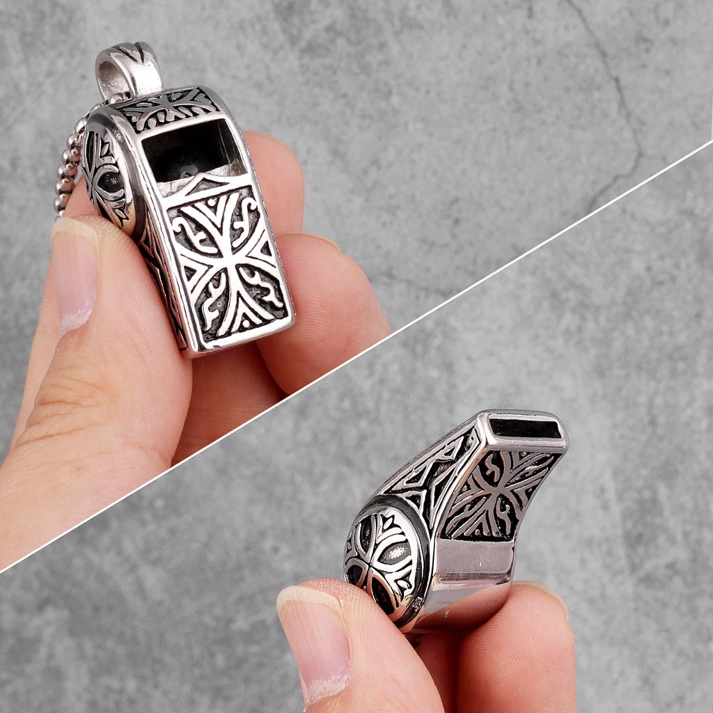PENDRA Whistle Boyfriend Steel Necklace