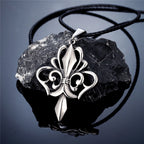 PENDRA Rune Vintage Steel Necklace