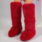 PENDRA Knee Warm Imitation Boots