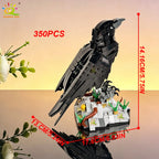 PENDRA Crow Bird Black Building Set