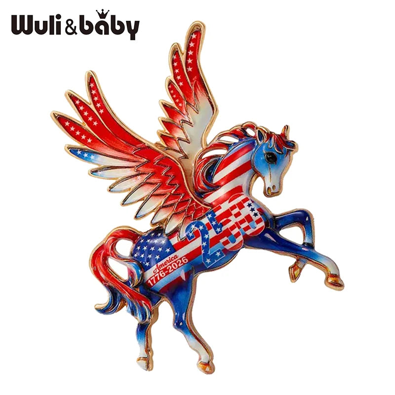 PENDRA America's 250th Independence Day Brooch