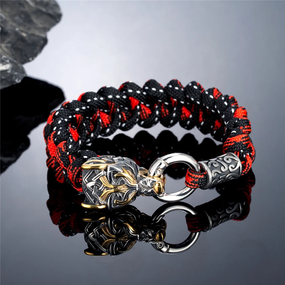 PENDRA Celtic Knot Rune Steel Bracelet
