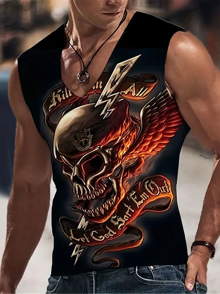 PENDRA Eagle Sleeveless Everyday T-Shirt