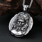PENDRA Jesusround Christian Jesus Round Pendant