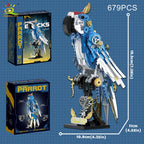 PENDRA Parrot Animal Mechanical Building Set