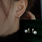 PENDRA Geometry Sterling Silver 2 Earrings