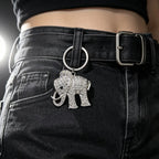PENDRA Elephant Stainless Steel Elephant Keychain