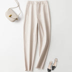 PENDRA Carrot Fit High Waist Cropped Pants