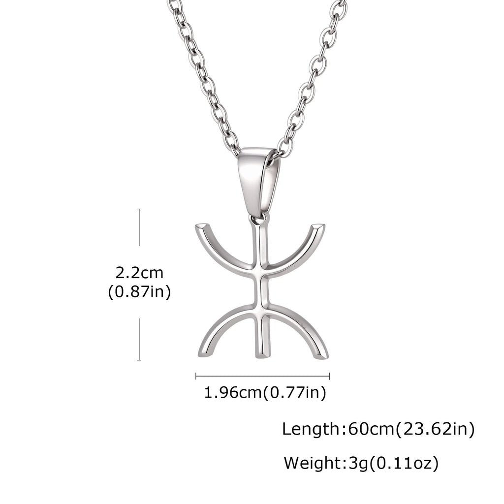 PENDRA Letter Africa Necklace