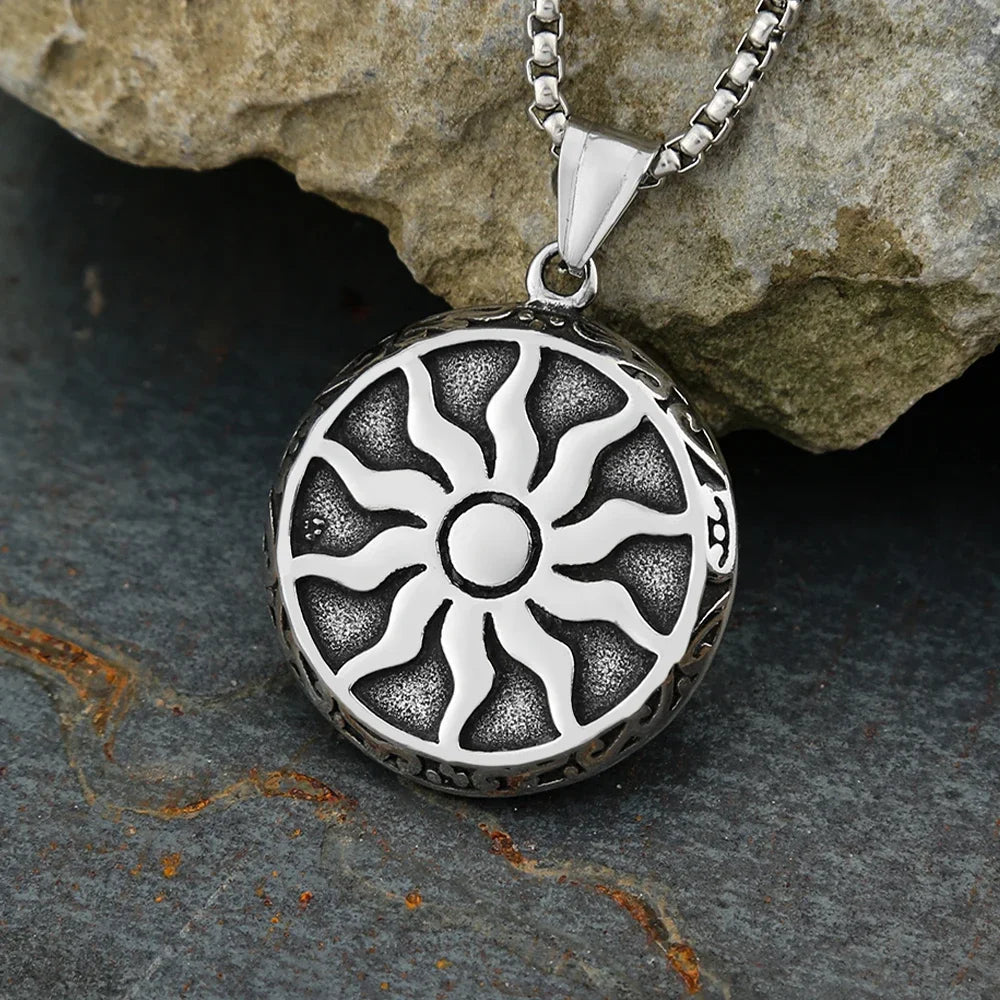 PENDRA Apollo Sun God Pendant Necklace