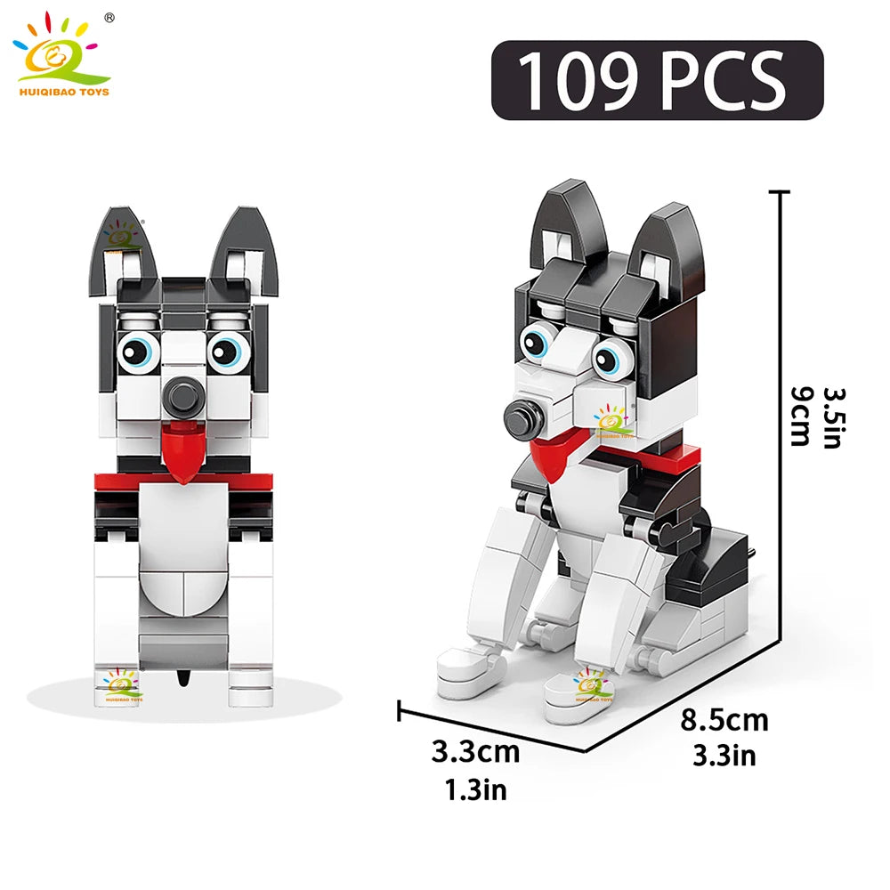 PENDRA Dog Amimal Micro Building Set