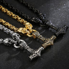 PENDRA Thor Hammer Black Necklace