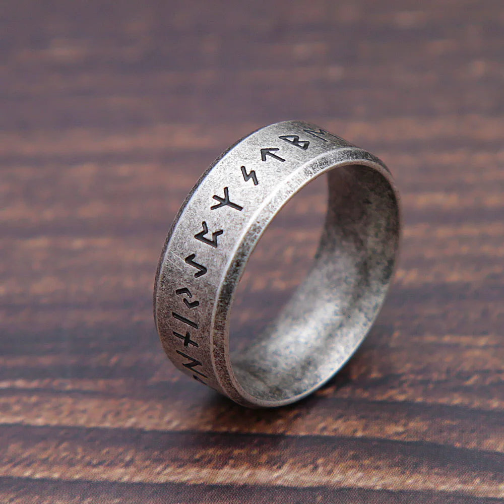 PENDRA Runeband Retro Viking Rune Ring