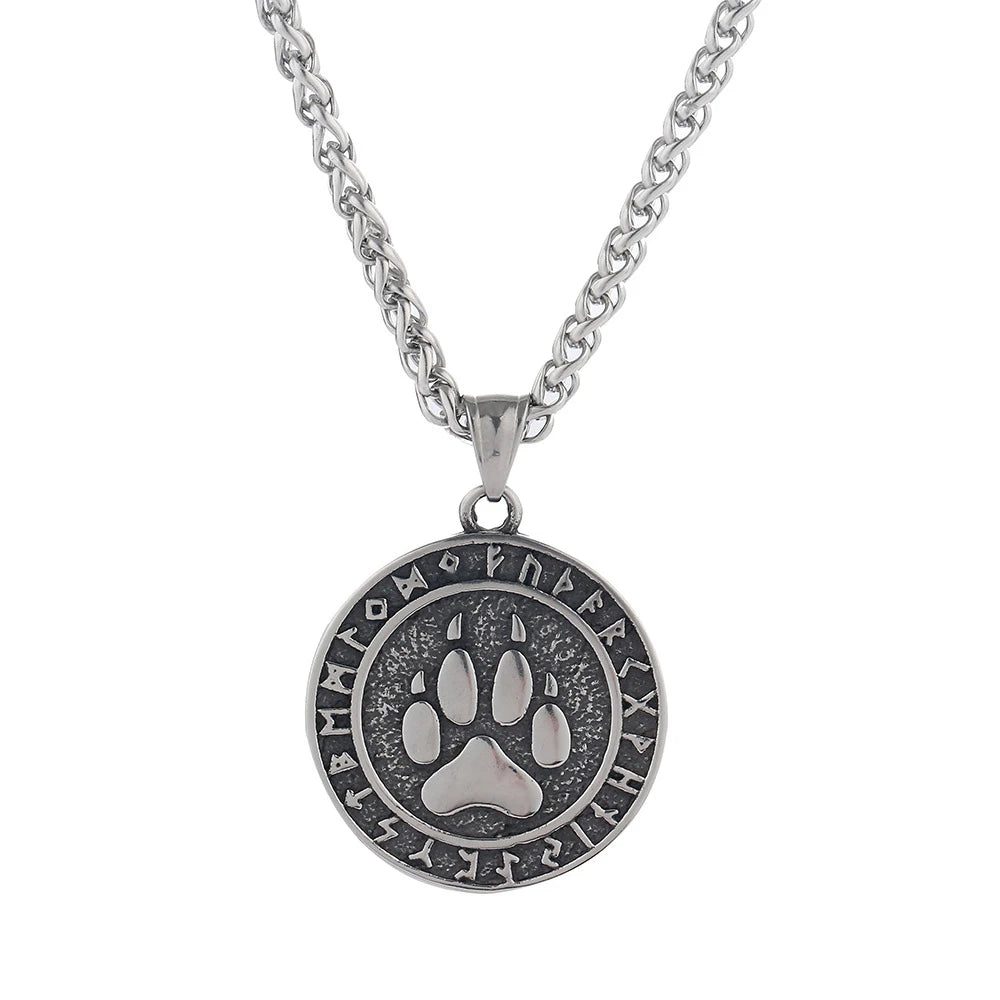PENDRA Bear Claw Rune Necklace