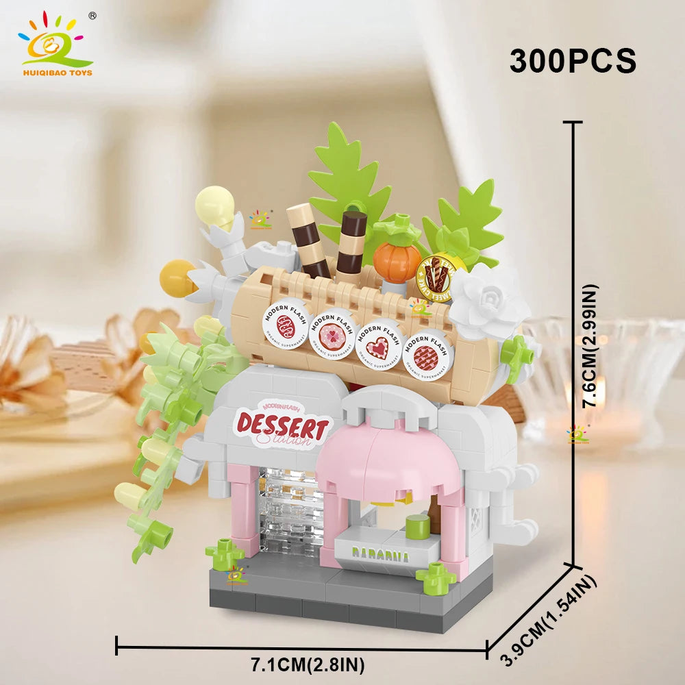 PENDRA Cute Shop Micro Building Set