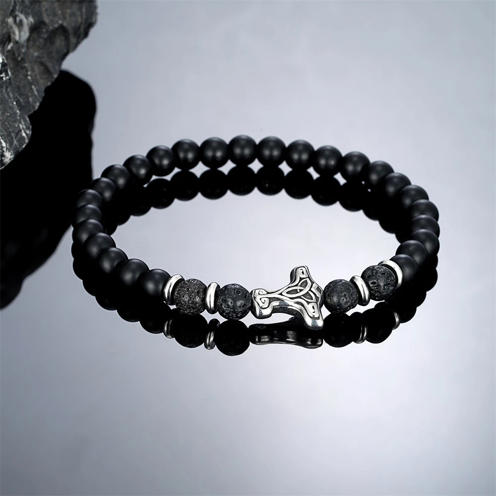 PENDRA Thor Hammer Classic Steel Bracelet