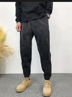 Gradual Change Color 2025 Tied Jeans Men's Summer New Loose Ruffian Handsome Small Feet Pants Trendy Brand Harlan Casual Pants
