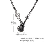 PENDRA Guitar Music Pendant Necklace