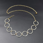 PENDRA Miraene Gemstone Minimal Waist Chain Belt