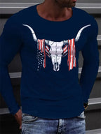 PENDRA Black White Lion Long-Sleeve Long Sleeve T-Shirt