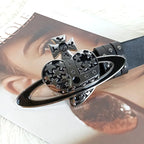PENDRA Seraara Rivet Studded Luxury Wide Belt