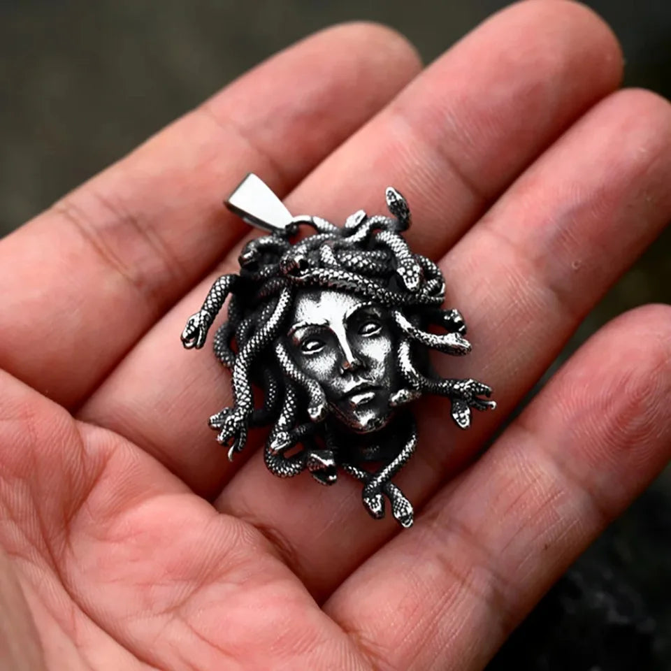 PENDRA Medusa 316L Stainless Steel Gothic Pendant