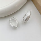 PENDRA Sterling Silve Matte Earrings